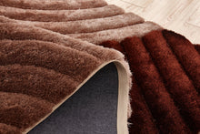 Load image into Gallery viewer, CSR2011-5X7 - Crown Shag 3D Brown/Beige Area Rug
