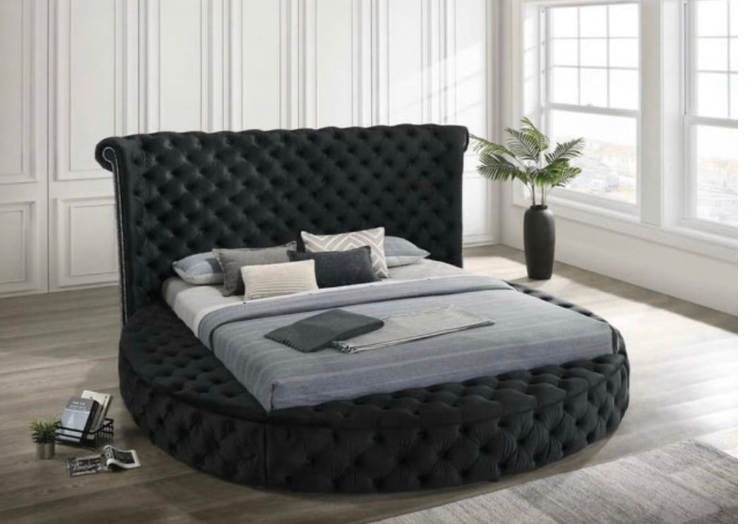 Paris Round Platform Queen Bed